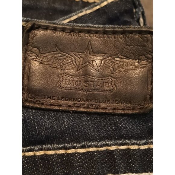 Big Star Jeans Womens 28R Boot Cut Low Rise Light Wash Denim Stretch Liv 30X32 - Picture 10 of 11